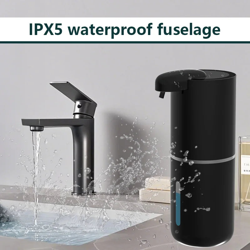 380ML Rechargeable Foam/Liquid Soap Bottle Hand Washing Sanitizer Machine Wall-Mounted Electric Automatic Sensor Soap Dispenser