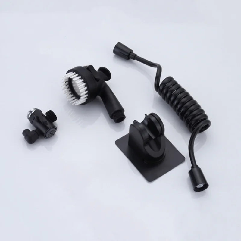 Faucet External Shower Set Copper Bathroom Multi-Function Massage Pressurized Faucet Shower Toilet Basin Shampoo Accessories