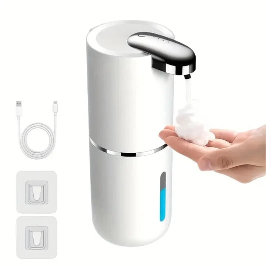 380ML Rechargeable Foam/Liquid Soap Bottle Hand Washing Sanitizer Machine Wall-Mounted Electric Automatic Sensor Soap Dispenser