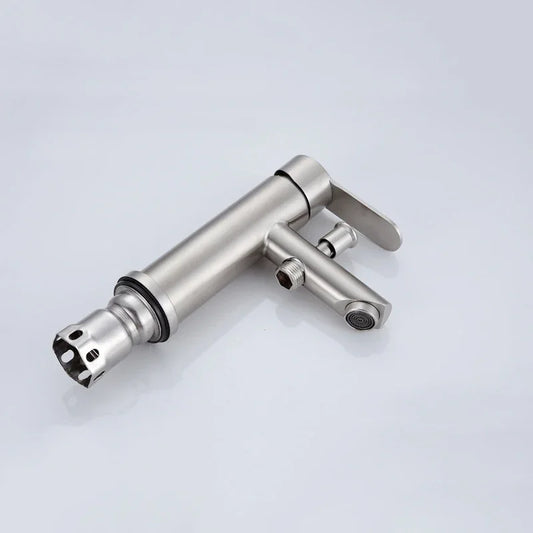 Bathroom Basin Faucet Hot Cold Mixer Tap with Shower Head Shampoo Washbasin Dual-Purpose Bath Faucet Bathroom Accessories
